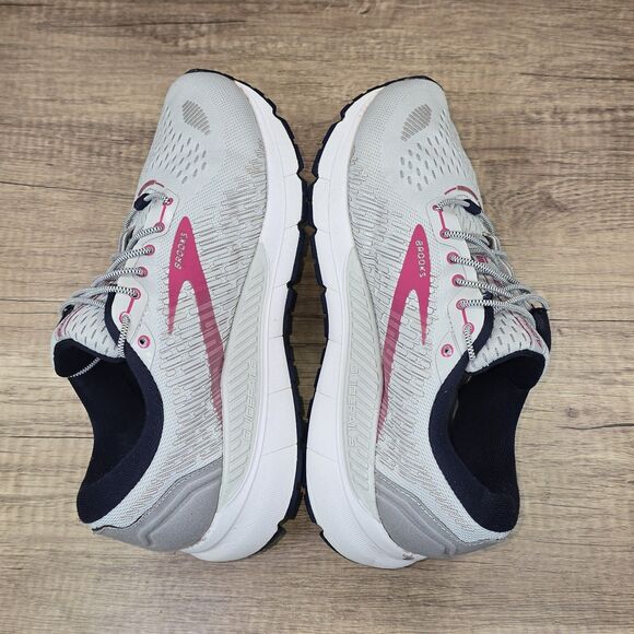 Brooks Addiction GTS 15 Women's Size 8.5 2E (Extra Wide) Gray Pink Running Shoes - Picture 6 of 9